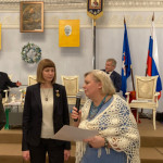 Вручение премии "Имперская культура" скульптору Елене Безбородовой
